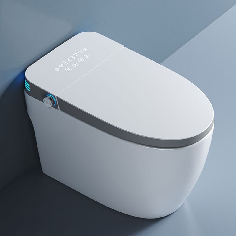Elongated All-in-One Bidet White Ceramic Smart Toilet Bidet with Heated Seat Clearhalo 'Bathroom Remodel & Bathroom Fixtures' 'Bidets' 'Home Improvement' 'home_improvement' 'home_improvement_bidets' 'Toilets & Bidets' 1200x1200_41584427-562a-484d-a4d4-6bc84b882dde