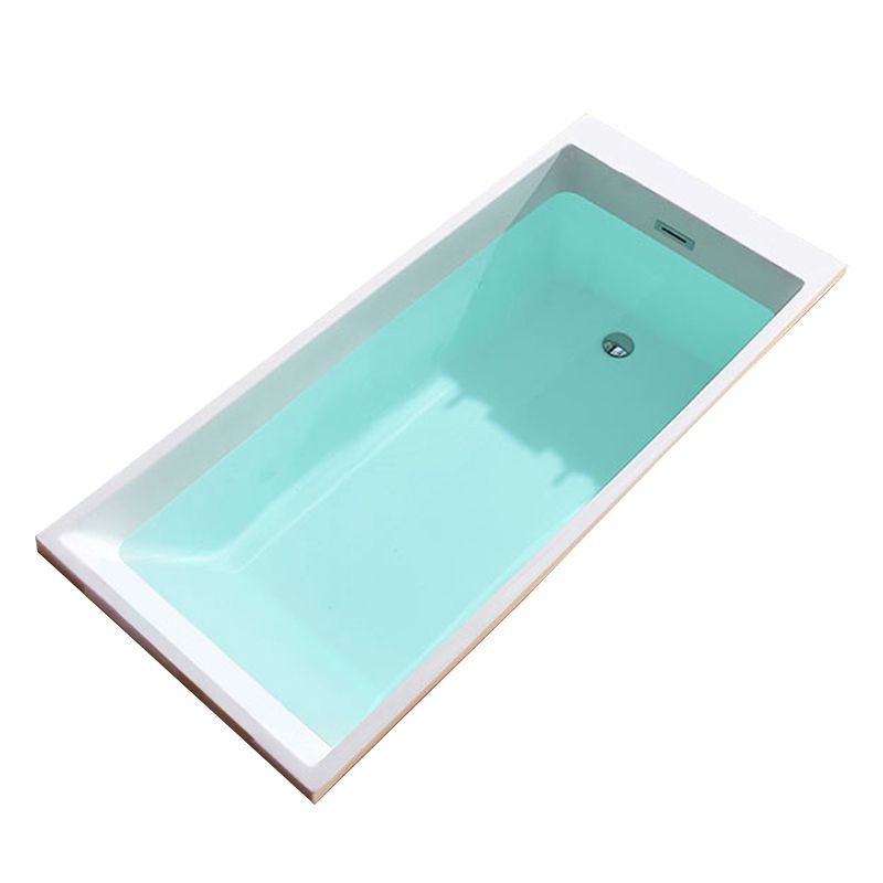 Modern Embedded Bathtub Acrylic Bath Tub with Drain and Massage Device Clearhalo 'Bathroom Remodel & Bathroom Fixtures' 'Bathtubs' 'Home Improvement' 'home_improvement' 'home_improvement_bathtubs' 'Showers & Bathtubs' 1200x1200_41b42c3b-2bae-4d1c-916a-7c441a50f413