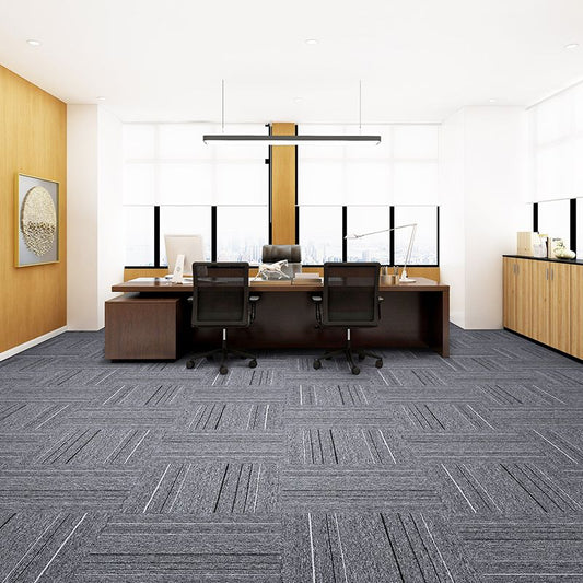Carpet Tile Fade Resistant Non-Skid Solid Color Loose Lay Carpet Tile Bedroom Clearhalo 'Carpet Tiles & Carpet Squares' 'carpet_tiles_carpet_squares' 'Flooring 'Home Improvement' 'home_improvement' 'home_improvement_carpet_tiles_carpet_squares' Walls and Ceiling' 1200x1200_41e67bd0-04fc-4397-95aa-9e61d12cecb3