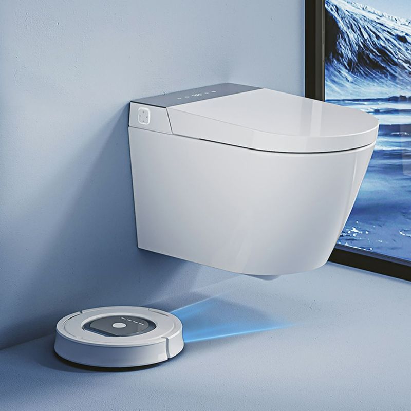 Vitreous China Bidets Bidets Toilet Temperature Control Elongated Seat Bidet in White Clearhalo 'Bathroom Remodel & Bathroom Fixtures' 'Bidets' 'Home Improvement' 'home_improvement' 'home_improvement_bidets' 'Toilets & Bidets' 1200x1200_424a646c-d5e8-4cba-9d94-1102d18f6738