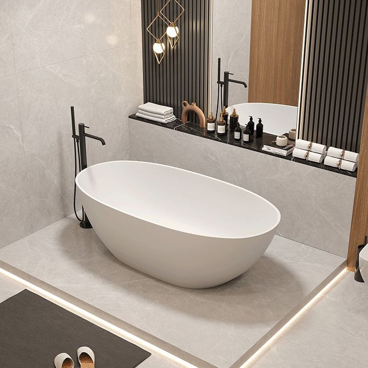 Stone Soaking Bathtub Modern Antique Finish Freestanding Bath Tub Clearhalo 'Bathroom Remodel & Bathroom Fixtures' 'Bathtubs' 'Home Improvement' 'home_improvement' 'home_improvement_bathtubs' 'Showers & Bathtubs' 1200x1200_4260416f-0bab-4aff-a3f2-fb4575318663