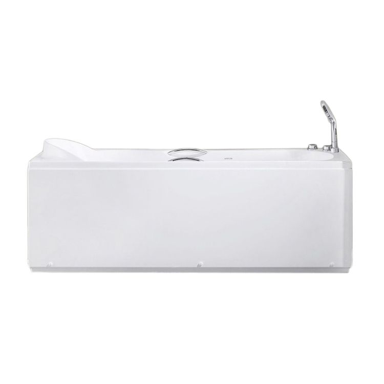 Rectangular Bath Soaking Back to Wall Bathtub in White (Board not Included) Clearhalo 'Bathroom Remodel & Bathroom Fixtures' 'Bathtubs' 'Home Improvement' 'home_improvement' 'home_improvement_bathtubs' 'Showers & Bathtubs' 1200x1200_426f3753-1bf4-4877-a02c-02d7fae21aea