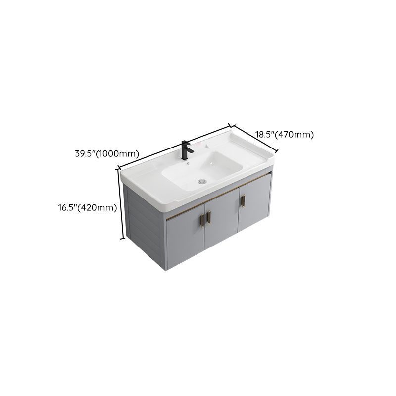 Wall Mount Sink Included Bathroom Sink Vanity with Doors Sink Clearhalo 'Bathroom Remodel & Bathroom Fixtures' 'Bathroom Vanities' 'bathroom_vanities' 'Home Improvement' 'home_improvement' 'home_improvement_bathroom_vanities' 1200x1200_42c68ddc-5b0e-4587-a9d4-e5820858354f