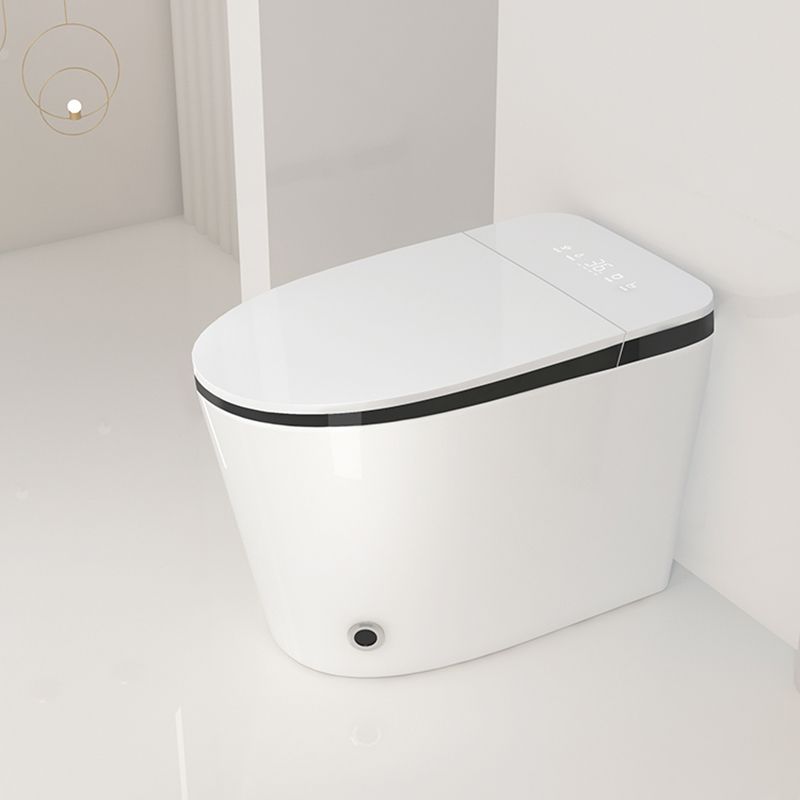 Deodorizing Floor Standing Bidet Foot Sensor Elongated Floor Mount Bidet Clearhalo 'Bathroom Remodel & Bathroom Fixtures' 'Bidets' 'Home Improvement' 'home_improvement' 'home_improvement_bidets' 'Toilets & Bidets' 1200x1200_43019c94-daca-4f15-9936-cd4e2e7b05f1