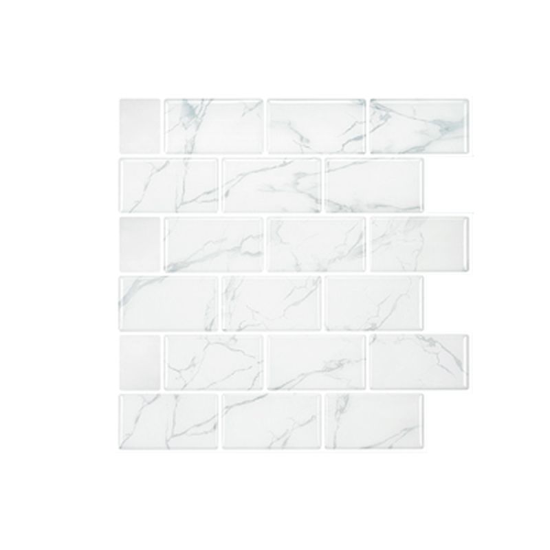 Peel & Stick Subway Tile Plastic Stain Resistant Peel & Stick Subway Tile 5-Pack Clearhalo 'Flooring 'Home Improvement' 'home_improvement' 'home_improvement_peel_stick_blacksplash' 'Peel & Stick Backsplash Tile' 'peel_stick_blacksplash' 'Walls & Ceilings' Walls and Ceiling' 1200x1200_4326648f-768c-481d-b212-7a735c797e9a