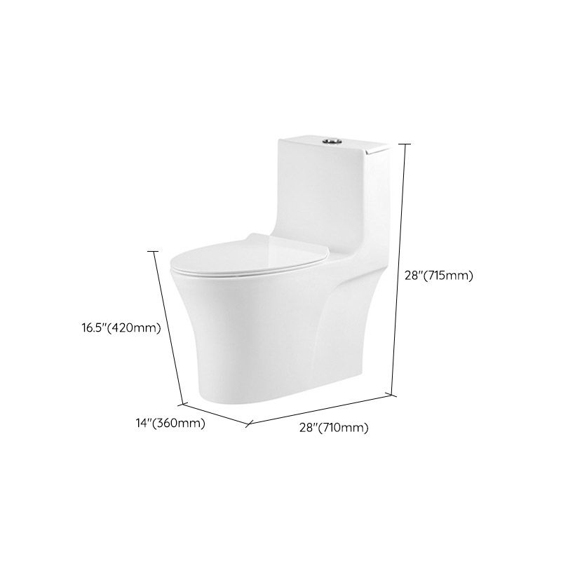 Modern White Flush Toilet Floor Mounted Toilet Bowl with Slow Close Seat for Washroom Clearhalo 'Bathroom Remodel & Bathroom Fixtures' 'Home Improvement' 'home_improvement' 'home_improvement_toilets' 'Toilets & Bidets' 'Toilets' 1200x1200_432d1337-03e0-40a9-94ef-e4a93f24a331