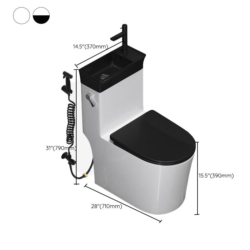 All In One Floor Mounted Toilet Siphon Jet Porcelain Modern Toilet Bowl Clearhalo 'Bathroom Remodel & Bathroom Fixtures' 'Home Improvement' 'home_improvement' 'home_improvement_toilets' 'Toilets & Bidets' 'Toilets' 1200x1200_43ca258d-2776-479b-9646-5b62d1342cf9