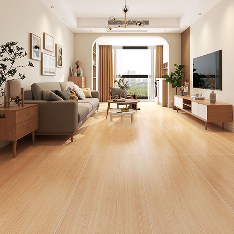 Non-slip Floor Tile Wood Texture Design Rectangle Straight Edge Floor Tile for Living Room Clearhalo 'Floor Tiles & Wall Tiles' 'floor_tiles_wall_tiles' 'Flooring 'Home Improvement' 'home_improvement' 'home_improvement_floor_tiles_wall_tiles' Walls and Ceiling' 1200x1200_441b1f28-1448-473c-85e1-cdcd4e8b84db