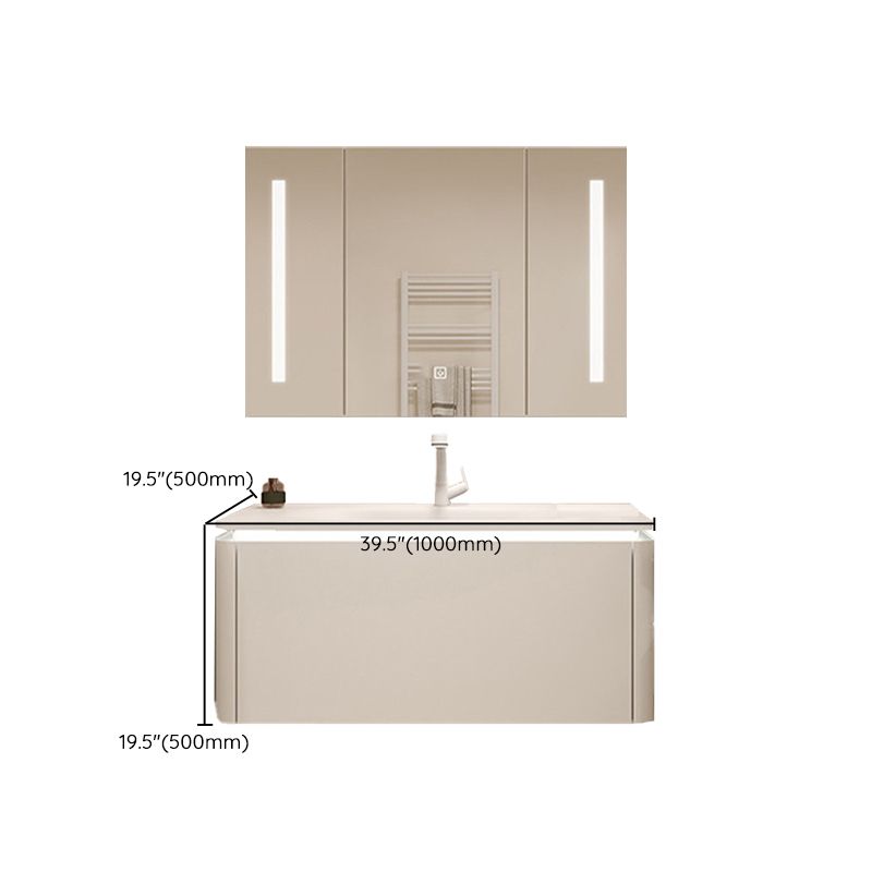 White Rectangular Vanity Single Sink Wall Mounted Wood Frame Bathroom Vanity with Mirror Clearhalo 'Bathroom Remodel & Bathroom Fixtures' 'Bathroom Vanities' 'bathroom_vanities' 'Home Improvement' 'home_improvement' 'home_improvement_bathroom_vanities' 1200x1200_4431f2c9-87e1-4c44-920e-96a12064e259