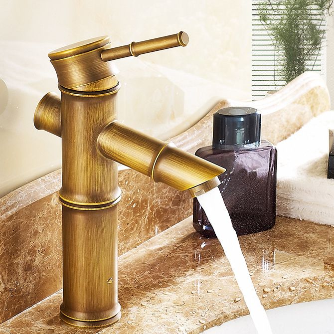 Lever Handle Vessel Faucet Single Hole Sink Faucet Farmhouse Style Basin Faucet Clearhalo 'Bathroom Remodel & Bathroom Fixtures' 'Bathroom Sink Faucets' 'Bathroom Sinks & Faucet Components' 'bathroom_sink_faucets' 'Home Improvement' 'home_improvement' 'home_improvement_bathroom_sink_faucets' 1200x1200_4484e2b2-9053-42ec-b3da-8da90ceecab5