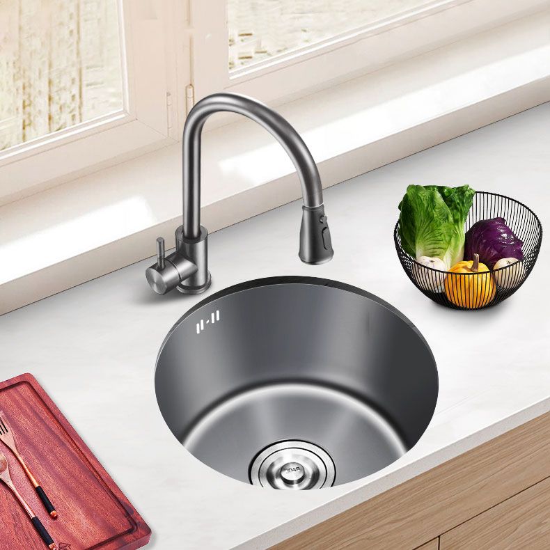 Modern Style Kitchen Sink Stainless Steel Round Shape Kitchen Sink Clearhalo 'Home Improvement' 'home_improvement' 'home_improvement_kitchen_sinks' 'Kitchen Remodel & Kitchen Fixtures' 'Kitchen Sinks & Faucet Components' 'Kitchen Sinks' 'kitchen_sinks' 1200x1200_44e1a040-fc75-4689-9607-5c6de9885048