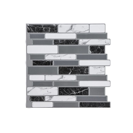 Plastic Peel & Stick Subway Tile Modern Simple Subway Tile Wallpaper Clearhalo 'Flooring 'Home Improvement' 'home_improvement' 'home_improvement_peel_stick_blacksplash' 'Peel & Stick Backsplash Tile' 'peel_stick_blacksplash' 'Walls & Ceilings' Walls and Ceiling' 1200x1200_44e484fb-9ca6-4f7c-bdb2-f1d8ba8be811