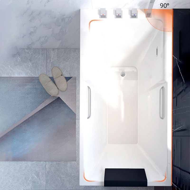 Freestanding Acrylic Bathtub Modern Stand Alone Soaking Tub with Slotted Overflow Drain Clearhalo 'Bathroom Remodel & Bathroom Fixtures' 'Bathtubs' 'Home Improvement' 'home_improvement' 'home_improvement_bathtubs' 'Showers & Bathtubs' 1200x1200_44f6227f-1558-4cae-9efb-996880b04450