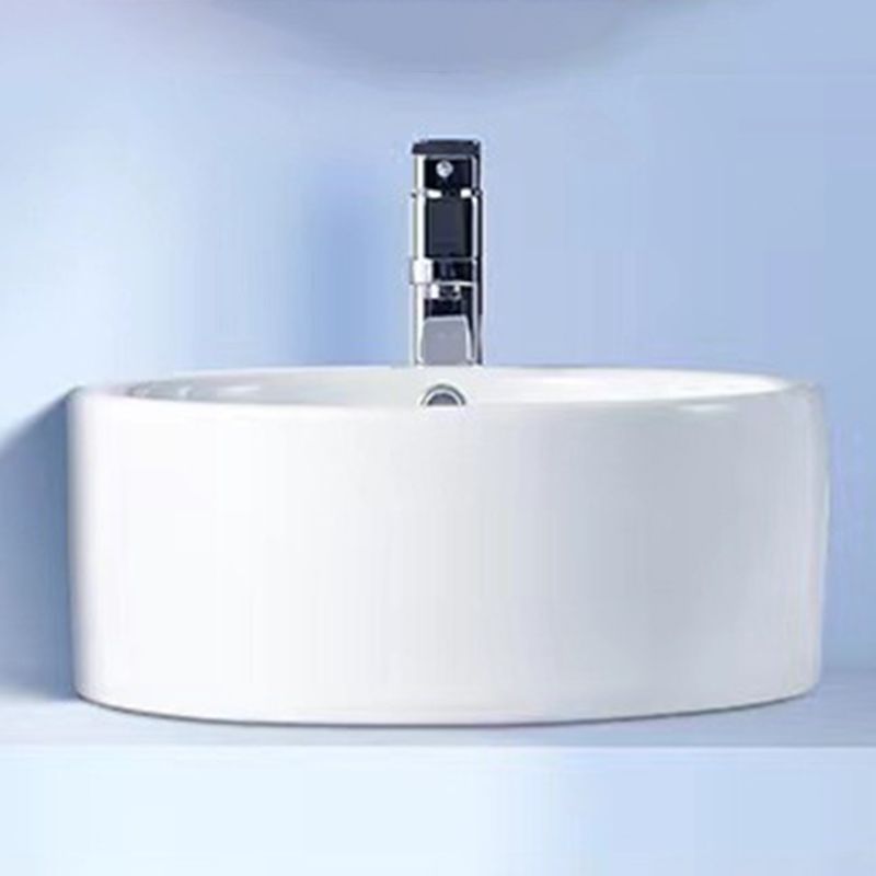 Modern Vessel Bathroom Sink Porcelain White Wash Stand for Bathroom Clearhalo 'Bathroom Remodel & Bathroom Fixtures' 'Bathroom Sinks & Faucet Components' 'Bathroom Sinks' 'bathroom_sink' 'Home Improvement' 'home_improvement' 'home_improvement_bathroom_sink' 1200x1200_4505b5c9-bbc6-4e31-88dc-1688ec34016e