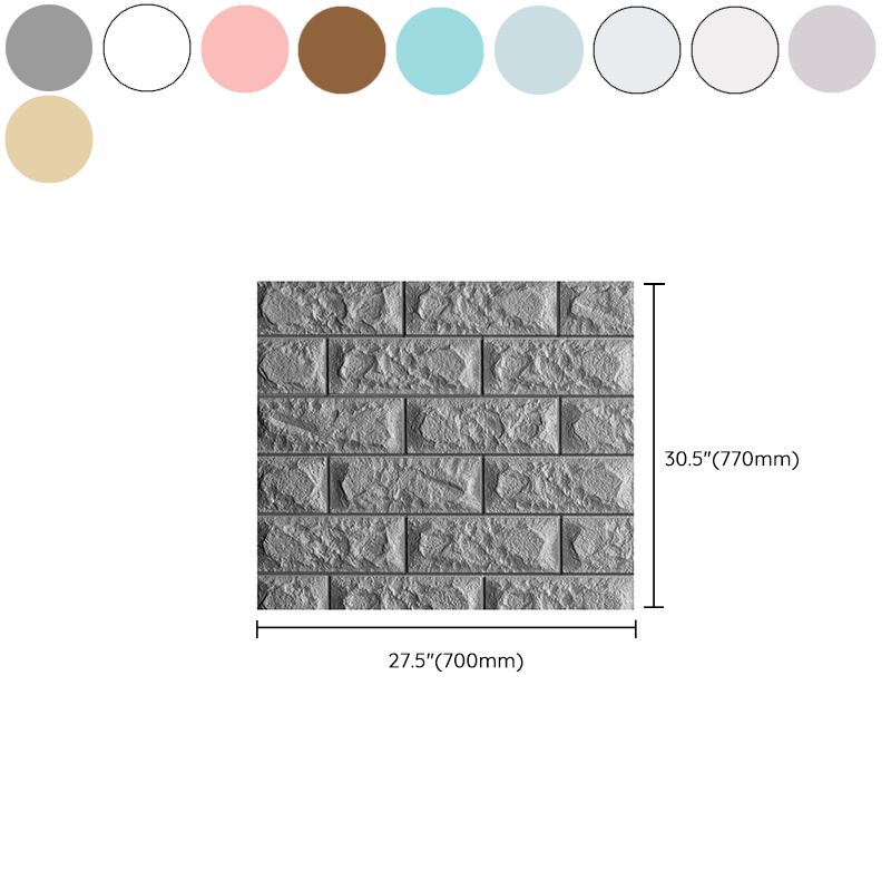 Modern Plain Wall Access Panel Peel and Stick 3D Embossed Wall Ceiling Clearhalo 'Flooring 'Home Improvement' 'home_improvement' 'home_improvement_wall_paneling' 'Wall Paneling' 'wall_paneling' 'Walls & Ceilings' Walls and Ceiling' 1200x1200_4506f696-f685-44e9-af3e-c7252b67ec9b