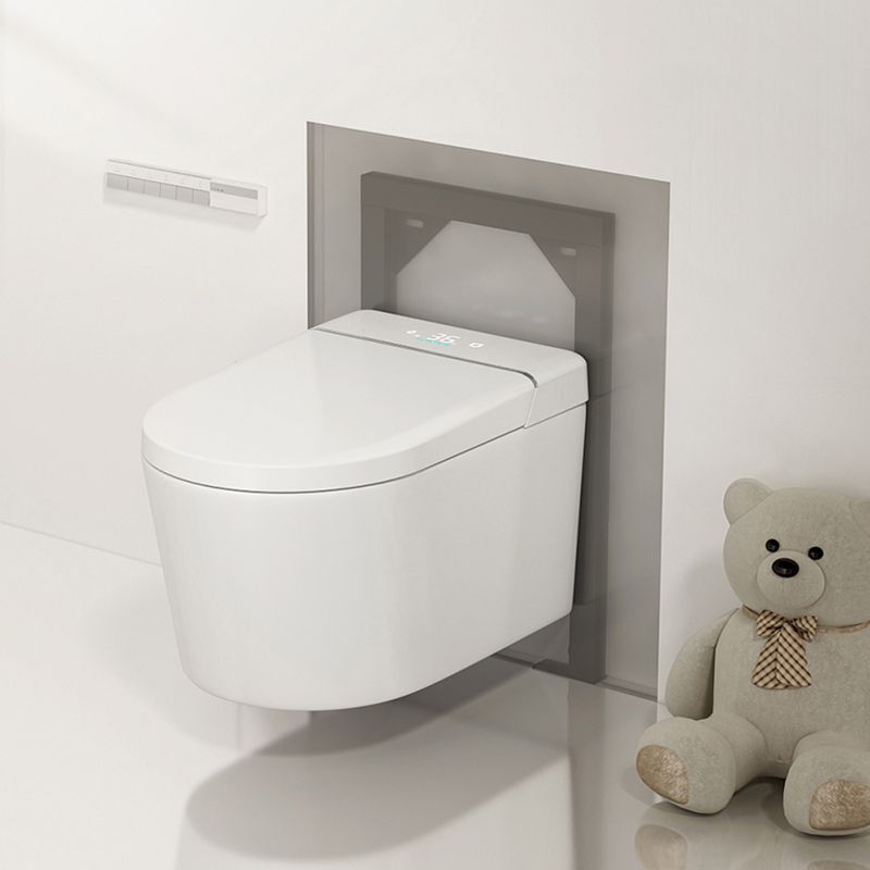 Contemporary Wall Hung Toilet Set with Wireless Remote Control Clearhalo 'Bathroom Remodel & Bathroom Fixtures' 'Bidets' 'Home Improvement' 'home_improvement' 'home_improvement_bidets' 'Toilets & Bidets' 1200x1200_45141608-aadd-4554-9c70-b673dce58671