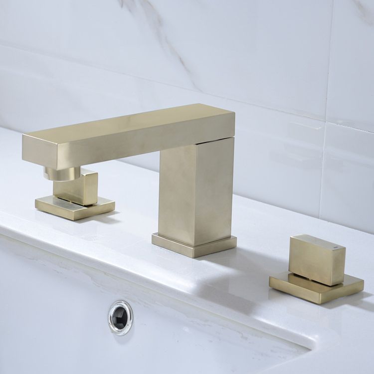 Contemporary Bathroom Faucet Deck Mounted Copper Two Handle Swivel Roman Tub Faucet Set Clearhalo 'Bathroom Remodel & Bathroom Fixtures' 'Bathtub Faucets' 'bathtub_faucets' 'Home Improvement' 'home_improvement' 'home_improvement_bathtub_faucets' 1200x1200_45227faa-1c78-41e2-9b91-e2d1f5c5a132