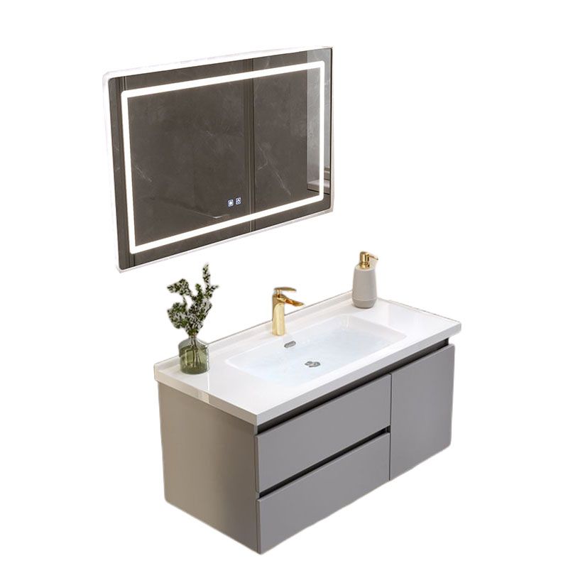 Wall Mount Sink Included Bathroom Vanity Set with Mirror Faucet Clearhalo 'Bathroom Remodel & Bathroom Fixtures' 'Bathroom Vanities' 'bathroom_vanities' 'Home Improvement' 'home_improvement' 'home_improvement_bathroom_vanities' 1200x1200_45797835-2088-42af-a5a3-203944886791