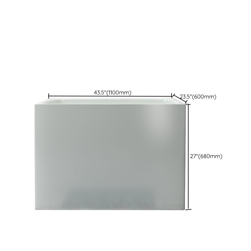 Modern Style Apron Front Bathtub Rectangular Acrylic Bathroom Bathtub Clearhalo 'Bathroom Remodel & Bathroom Fixtures' 'Bathtubs' 'Home Improvement' 'home_improvement' 'home_improvement_bathtubs' 'Showers & Bathtubs' 1200x1200_45a0cad6-c123-448b-bcd8-3e83c9092adb