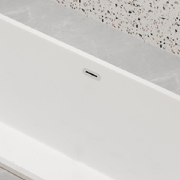 Modern Rectangle Acrylic Embedded Bathtub with Drain Bath Tub Clearhalo 'Bathroom Remodel & Bathroom Fixtures' 'Bathtubs' 'Home Improvement' 'home_improvement' 'home_improvement_bathtubs' 'Showers & Bathtubs' 1200x1200_45b30ebb-3853-4def-8d12-e8fd4d9db8d1