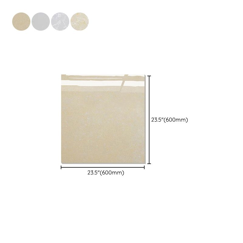 Modern Square Floor Tile Straight Edge Slip Resistant Polished Tile Clearhalo 'Floor Tiles & Wall Tiles' 'floor_tiles_wall_tiles' 'Flooring 'Home Improvement' 'home_improvement' 'home_improvement_floor_tiles_wall_tiles' Walls and Ceiling' 1200x1200_45d05f47-28bf-4955-a047-65d9af315f8b