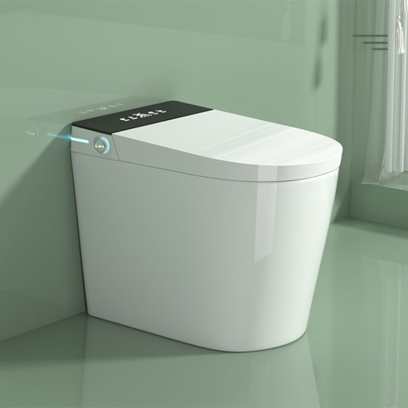 Elongated 15" W One-Piece Smart Toilet with Unlimited Warm Water Clearhalo 'Bathroom Remodel & Bathroom Fixtures' 'Bidets' 'Home Improvement' 'home_improvement' 'home_improvement_bidets' 'Toilets & Bidets' 1200x1200_45d52276-225e-4bc0-91ef-cd78571febb6
