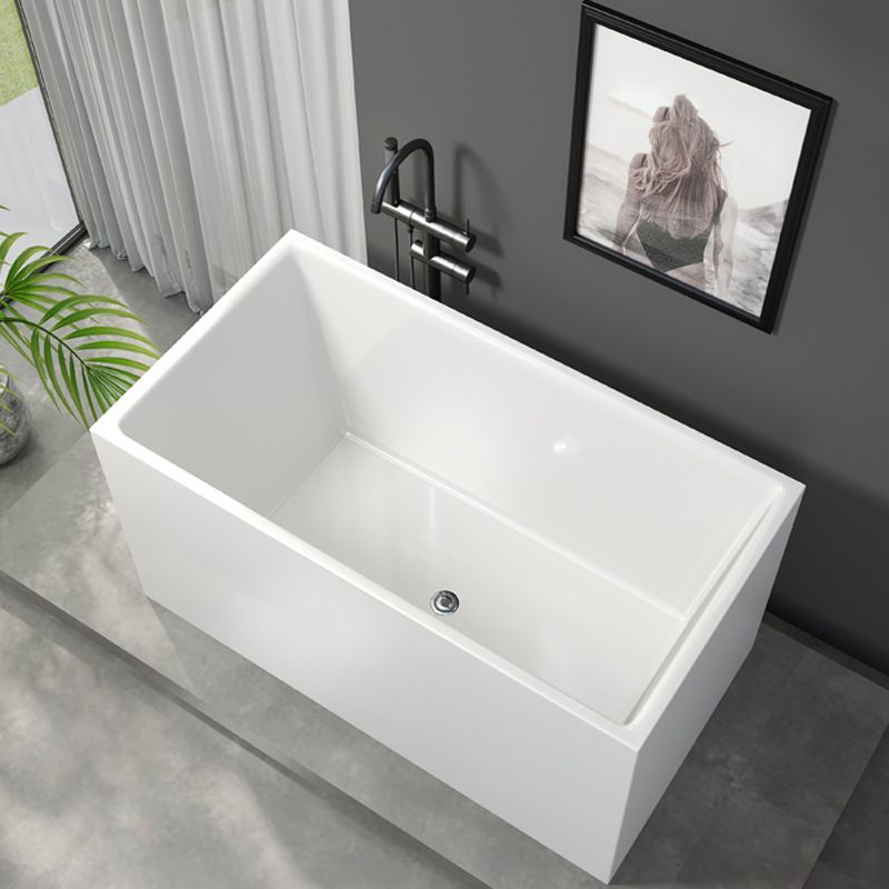 Soaking Bathtub Antique Finish Freestanding Back to Wall Bath Tub Clearhalo 'Bathroom Remodel & Bathroom Fixtures' 'Bathtubs' 'Home Improvement' 'home_improvement' 'home_improvement_bathtubs' 'Showers & Bathtubs' 1200x1200_45f880f2-20b4-4af7-accf-8697d86f8e73