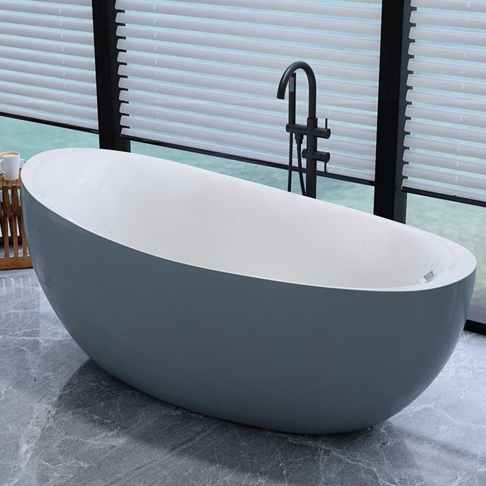 Bathroom Modern Single Slipper Bathtub Stand Alone Acrylic Bath Tub Clearhalo 'Bathroom Remodel & Bathroom Fixtures' 'Bathtubs' 'Home Improvement' 'home_improvement' 'home_improvement_bathtubs' 'Showers & Bathtubs' 1200x1200_45fac4a7-112a-4abe-8331-80cbf139d681