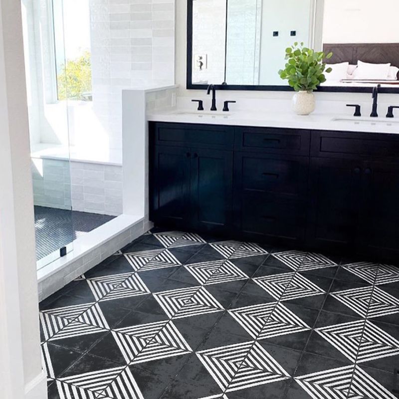 Modern Style Waterproof Floor Tile Stripe Pattern Straight Edge Square Floor Tile Clearhalo 'Floor Tiles & Wall Tiles' 'floor_tiles_wall_tiles' 'Flooring 'Home Improvement' 'home_improvement' 'home_improvement_floor_tiles_wall_tiles' Walls and Ceiling' 1200x1200_46055bd0-5b6e-4f8f-8d28-7d17b1b0dac8