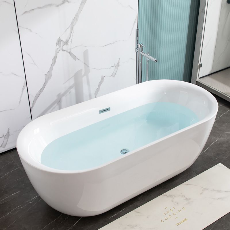 Antique Finish Soaking Bath Oval Stand Alone Modern Bath Tub Clearhalo 'Bathroom Remodel & Bathroom Fixtures' 'Bathtubs' 'Home Improvement' 'home_improvement' 'home_improvement_bathtubs' 'Showers & Bathtubs' 1200x1200_463de358-7276-45ba-949c-a7b67150a91e