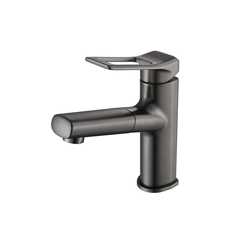 Contemporary Vessel Faucet Copper Single Handle Low Arc Vessel Faucet for Bathroom Clearhalo 'Accueil' 'Amélioration Domiciliaire' 'bathroom_sink_faucets' 'Ensembles de Lavabo & de Robinet de Toilette' 'home_improvement' 'home_improvement_bathroom_sink_faucets' 'Robinet de Lavabo de Salle de Bain' 'Rénovation et Équipement de Salle de Bain' 1200x1200_46af52b3-f615-44cb-8c9e-57d4bdb11104