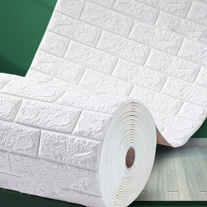 Modern Wall Ceiling Peel and Stick 3D Embossed Wall Paneling in White Clearhalo 'Flooring 'Home Improvement' 'home_improvement' 'home_improvement_wall_paneling' 'Wall Paneling' 'wall_paneling' 'Walls & Ceilings' Walls and Ceiling' 1200x1200_46cc70eb-4ebd-4624-af6e-763f40af134e