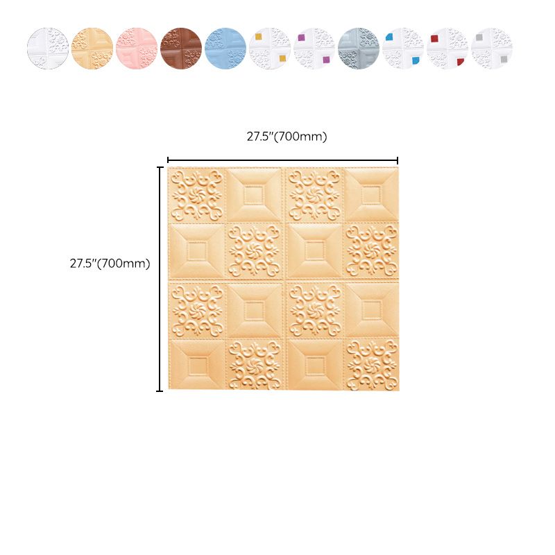 3D Wall Panel Gorgeous Style Simple Home Living Room Bedroom Wall Plate (100-pack) Clearhalo 'Flooring 'Home Improvement' 'home_improvement' 'home_improvement_wall_paneling' 'Wall Paneling' 'wall_paneling' 'Walls & Ceilings' Walls and Ceiling' 1200x1200_46cca713-eddc-4378-8ffa-bfedf829ce76