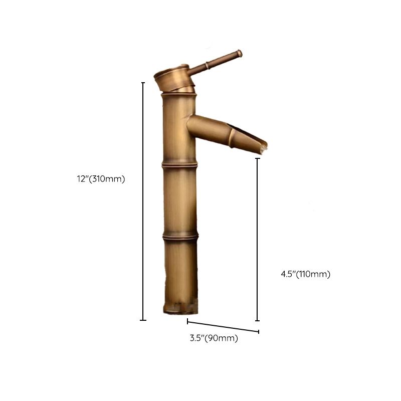 Country Style Vessel Bathroom Faucet Brass Lever Handle Vanity Sink Faucet Clearhalo 'bathroom_sink_faucets' 'Conjunta de Baño y Conjunta de Grifo' 'Coronamiento de Baño y Dispositivo de Baño' 'Grifo del lavabo del baño' 'Hogar' 'home_improvement' 'home_improvement_bathroom_sink_faucets' 'Mejoras para el hogar' 1200x1200_46d6b204-eba0-4859-a64d-d8371874f01f