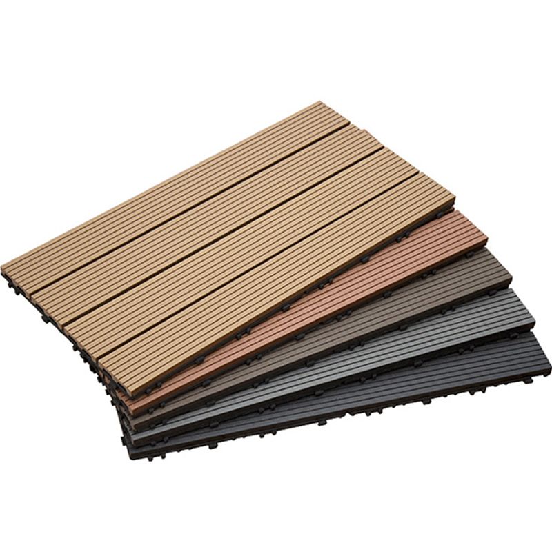 Polypropylene Deck Tile Kit 4-Slat Interlocking Patio Tiles Outdoor Patio Clearhalo 'Home Improvement' 'home_improvement' 'home_improvement_outdoor_deck_tiles_planks' 'Outdoor Deck Tiles & Planks' 'Outdoor Flooring & Tile' 'Outdoor Remodel' 'outdoor_deck_tiles_planks' 1200x1200_46dde536-c56f-429b-bde0-12f43c3001e5