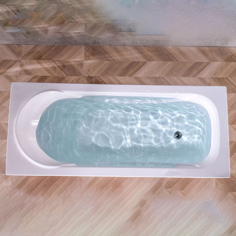 Soaking Bathtub Acrylic Antique Finish Rectangular Back to Wall Bath Tub Clearhalo 'Bathroom Remodel & Bathroom Fixtures' 'Bathtubs' 'Home Improvement' 'home_improvement' 'home_improvement_bathtubs' 'Showers & Bathtubs' 1200x1200_46df3d05-dd49-48b0-9ede-5dfee84cef24