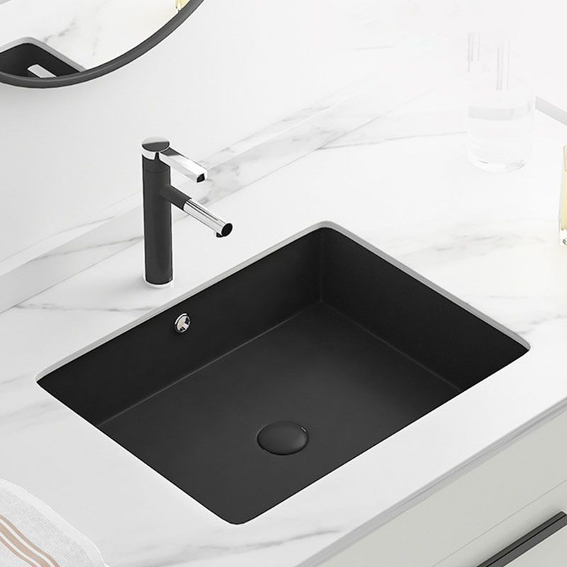 Modern Bathroom Sink Rectangular Vessel Bathroom Sink with Faucet Clearhalo 'Bathroom Remodel & Bathroom Fixtures' 'Bathroom Sinks & Faucet Components' 'Bathroom Sinks' 'bathroom_sink' 'Home Improvement' 'home_improvement' 'home_improvement_bathroom_sink' 1200x1200_4720b496-1657-4a4f-a6c1-f5eac5096ab4