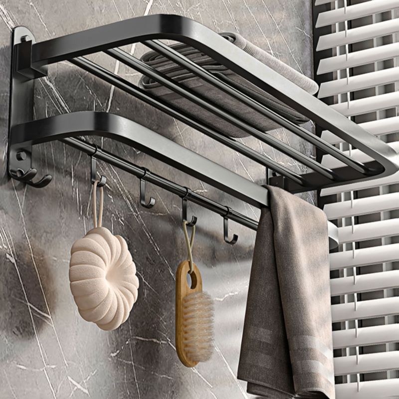 Modern Grey Bathroom Accessory Set Bath Shelf Bath Hardware Set Clearhalo 'Bathroom Hardware Sets' 'Bathroom Hardware' 'Bathroom Remodel & Bathroom Fixtures' 'bathroom_hardware_sets' 'Home Improvement' 'home_improvement' 'home_improvement_bathroom_hardware_sets' 1200x1200_473c14b8-e317-4171-b942-c76d89a08fd6