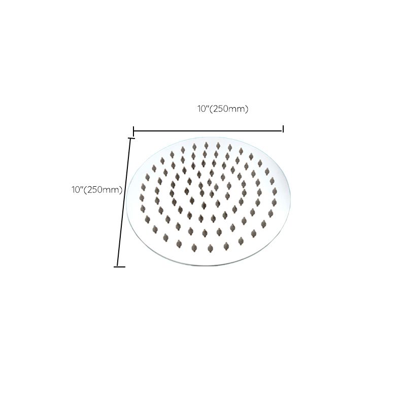 Large Shower Head 304 Stainless Steel Standard Spray Pattern Fixed Shower Head Clearhalo 'Bathroom Remodel & Bathroom Fixtures' 'Home Improvement' 'home_improvement' 'home_improvement_shower_heads' 'Shower Heads' 'shower_heads' 'Showers & Bathtubs Plumbing' 'Showers & Bathtubs' 1200x1200_473db954-8c11-4f60-9550-68cd5b436166