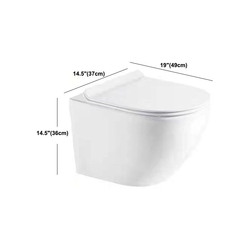 Wall-mounted Toilet Household In-wall Hidden Water Tank Concealed Hanging Toilet Clearhalo 'Bathroom Remodel & Bathroom Fixtures' 'Home Improvement' 'home_improvement' 'home_improvement_toilets' 'Toilets & Bidets' 'Toilets' 1200x1200_475aa1b1-2c89-464c-adea-348646e6b14b