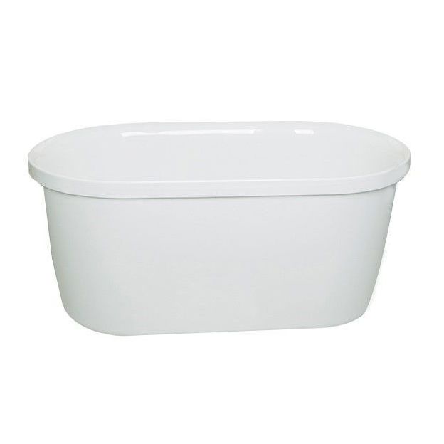 Acrylic Soaking Bathtub Antique Finish Roll Top Oval Bath Tub Clearhalo 'Bathroom Remodel & Bathroom Fixtures' 'Bathtubs' 'Home Improvement' 'home_improvement' 'home_improvement_bathtubs' 'Showers & Bathtubs' 1200x1200_47942d15-afca-4acb-a17d-0bb236da0492