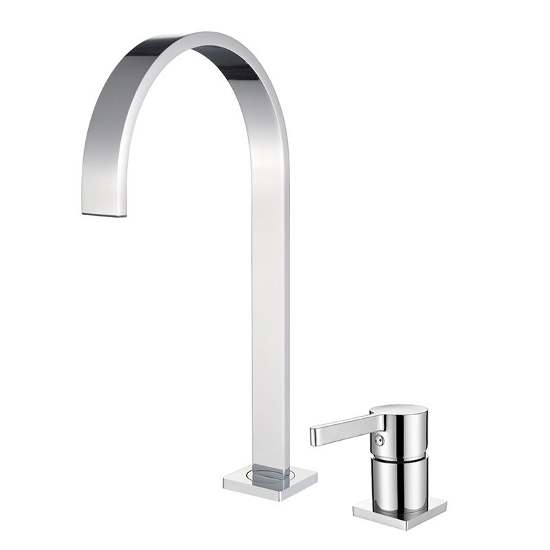 Single Handle Basin Faucet Contemporary Luxury Bathroom Faucet Clearhalo 'Bathroom Remodel & Bathroom Fixtures' 'Bathroom Sink Faucets' 'Bathroom Sinks & Faucet Components' 'bathroom_sink_faucets' 'Home Improvement' 'home_improvement' 'home_improvement_bathroom_sink_faucets' 1200x1200_47d6bf1d-d417-48e5-879f-fe5dbadc0f01