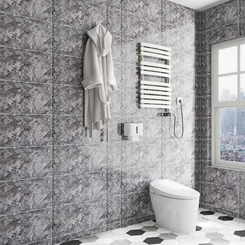 Modern Bathroom Wall Tile Peel and Stick Waterproof Imitation Ceramic Tile Clearhalo 'Flooring 'Home Improvement' 'home_improvement' 'home_improvement_peel_stick_blacksplash' 'Peel & Stick Backsplash Tile' 'peel_stick_blacksplash' 'Walls & Ceilings' Walls and Ceiling' 1200x1200_486dbb10-bed1-4a03-9151-2bfa78d45b6e