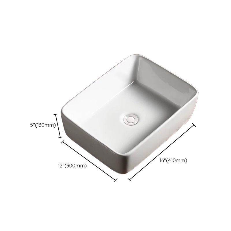 Modern Vessel Bathroom Sink Porcelain Oval with Pop-Up Drain Bathroom Sink Clearhalo 'Bathroom Remodel & Bathroom Fixtures' 'Bathroom Sinks & Faucet Components' 'Bathroom Sinks' 'bathroom_sink' 'Home Improvement' 'home_improvement' 'home_improvement_bathroom_sink' 1200x1200_48a9b31d-208d-4ed5-8cbb-28e3158e4f2a