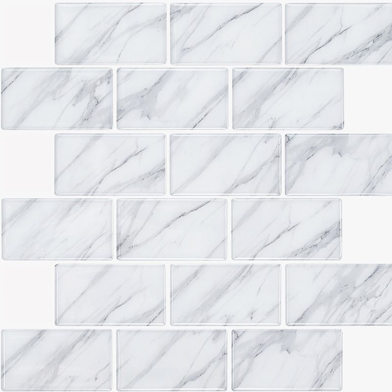 Mosaic Tile Peel & Stick Tile Pvc Kitchen Backsplash Peel and Stick Wall Tile Set of 2 Clearhalo 'Flooring 'Home Improvement' 'home_improvement' 'home_improvement_peel_stick_blacksplash' 'Peel & Stick Backsplash Tile' 'peel_stick_blacksplash' 'Walls & Ceilings' Walls and Ceiling' 1200x1200_48c2b913-737c-4da9-b874-c869058a8467