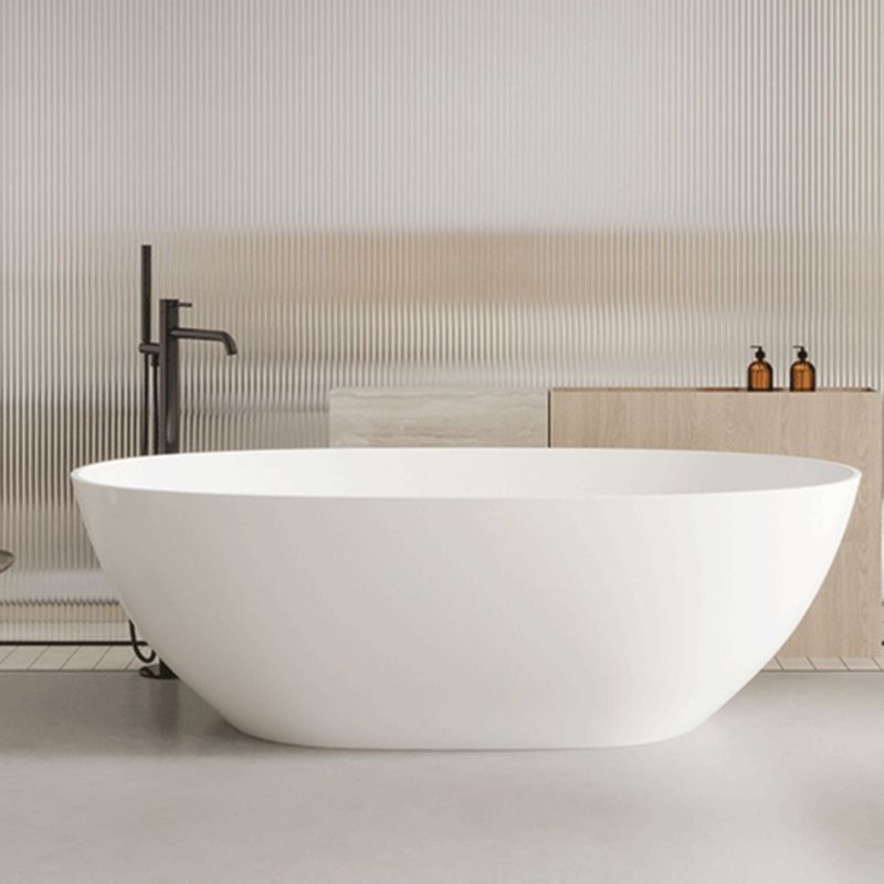 Modern Stone Bathtub Freestanding Soaking Bathtub , 22.05-inch Tall Clearhalo 'Bathroom Remodel & Bathroom Fixtures' 'Bathtubs' 'Home Improvement' 'home_improvement' 'home_improvement_bathtubs' 'Showers & Bathtubs' 1200x1200_48f981b4-bd04-4cdf-b136-9fa1ac259748