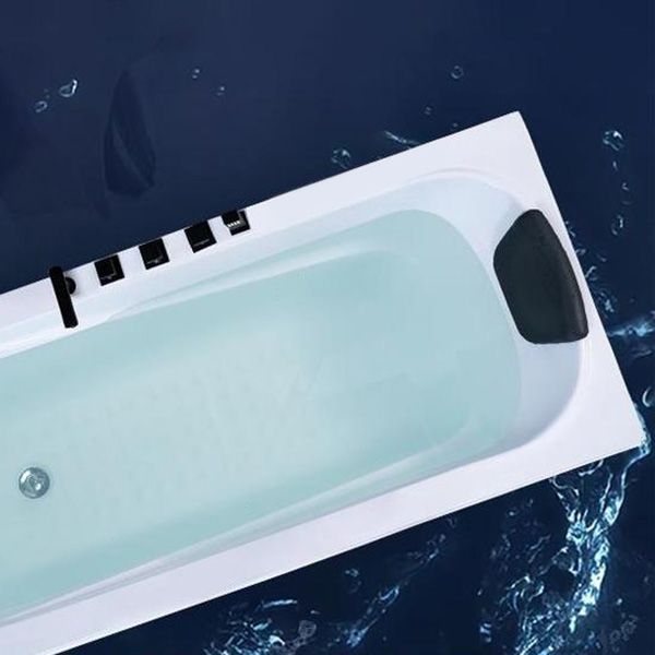 Modern Acrylic Rectangular Bathtub Soaking White Bathtub , 29.53" Wide Clearhalo 'Bathroom Remodel & Bathroom Fixtures' 'Bathtubs' 'Home Improvement' 'home_improvement' 'home_improvement_bathtubs' 'Showers & Bathtubs' 1200x1200_4930cef4-b000-4514-9f7a-82ac86ef072e