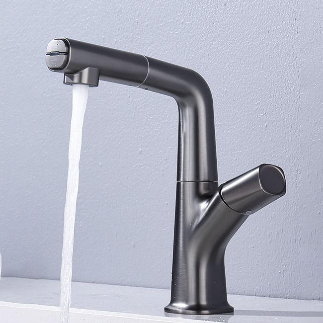 Single Handle Faucet Contemporary Vessel Sink Faucet for Bathroom Clearhalo 'bathroom_sink_faucets' 'Conjunta de Baño y Conjunta de Grifo' 'Coronamiento de Baño y Dispositivo de Baño' 'Grifo del lavabo del baño' 'Hogar' 'home_improvement' 'home_improvement_bathroom_sink_faucets' 'Mejoras para el hogar' 1200x1200_496e3fd3-de31-4524-8966-d2aaea903d77