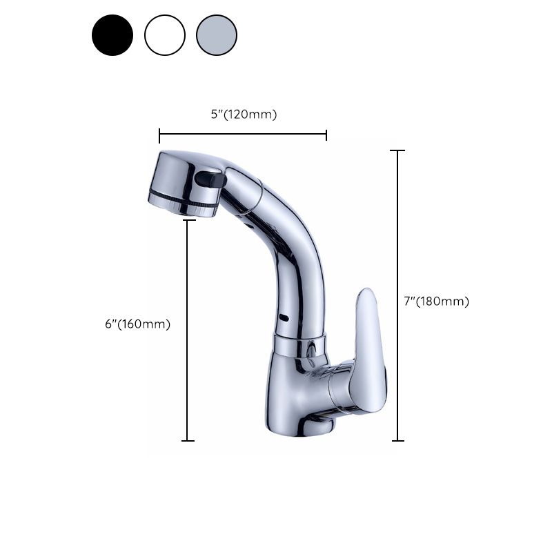 Contemporary Style Faucet Single Handle Vessel Sink Bathroom Faucet Clearhalo 'Bathroom Remodel & Bathroom Fixtures' 'Bathroom Sink Faucets' 'Bathroom Sinks & Faucet Components' 'bathroom_sink_faucets' 'Home Improvement' 'home_improvement' 'home_improvement_bathroom_sink_faucets' 1200x1200_49dbb64e-61d5-4b1f-9d3c-97bd6325c860