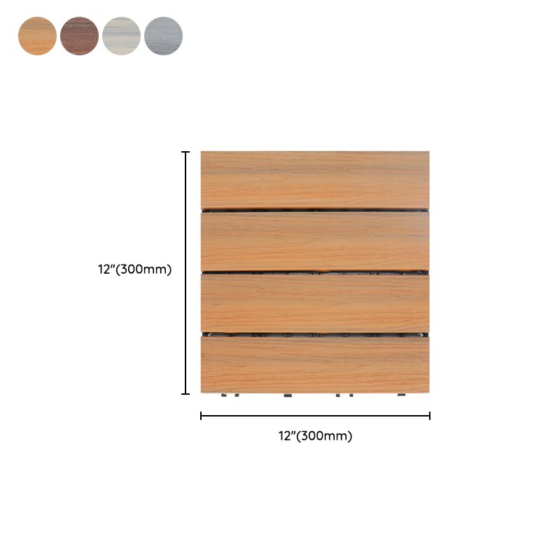 Deck Plank Loose Lay Wood Flooring Tiles Garden Outdoor Flooring Clearhalo 'Home Improvement' 'home_improvement' 'home_improvement_outdoor_deck_tiles_planks' 'Outdoor Deck Tiles & Planks' 'Outdoor Flooring & Tile' 'Outdoor Remodel' 'outdoor_deck_tiles_planks' 1200x1200_49e5de80-8986-4b66-9906-40b47dd67a76